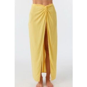 O'Neill yellow swim suit cover up skirt/dress